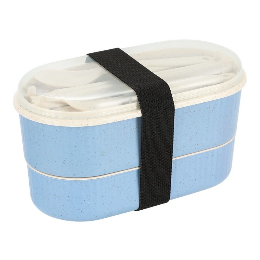Weaning Spoon Set - Portable Double Layer Lunch Box High
