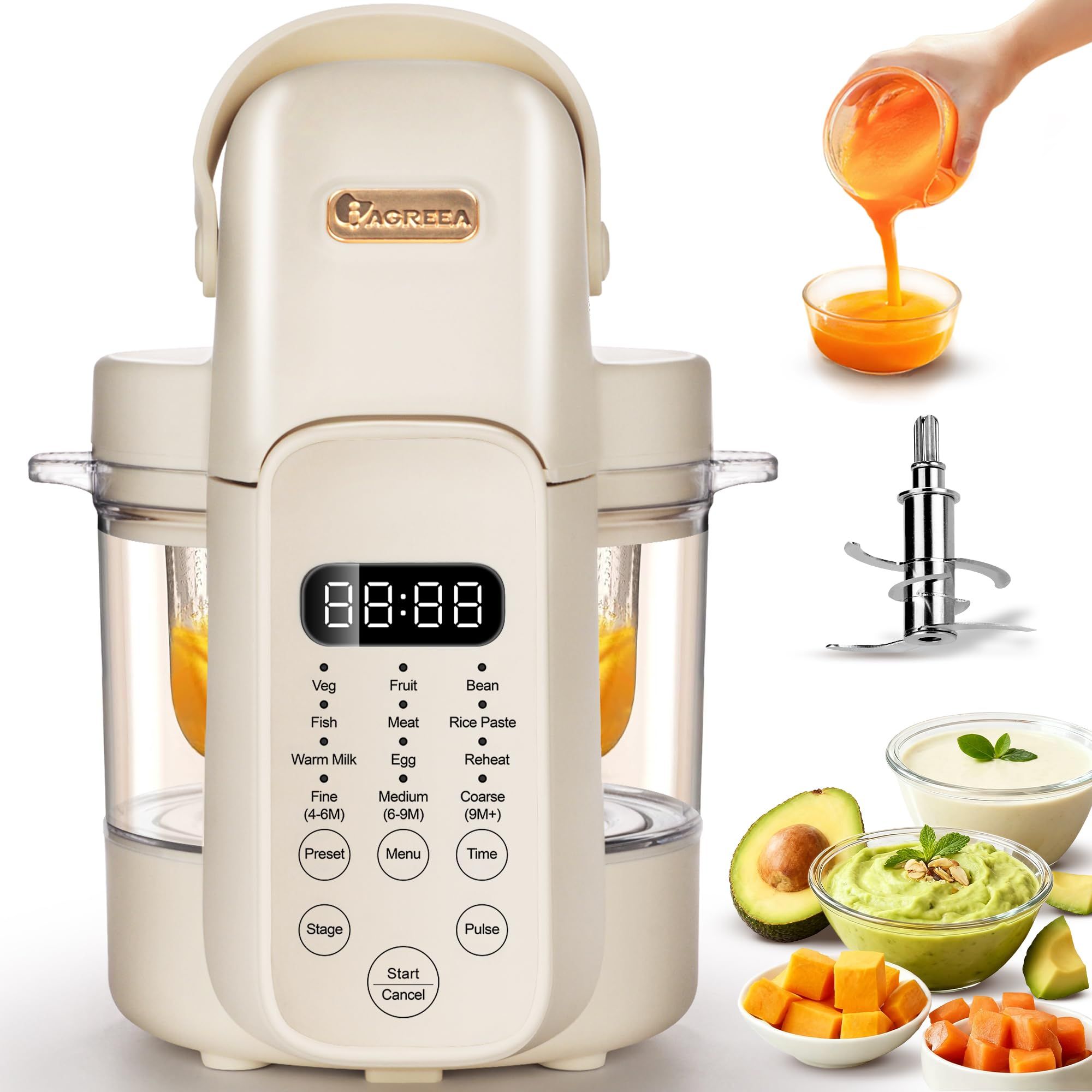 Baby Food Maker And Steamer - 9 in 1 Baby Food Maker,Auto