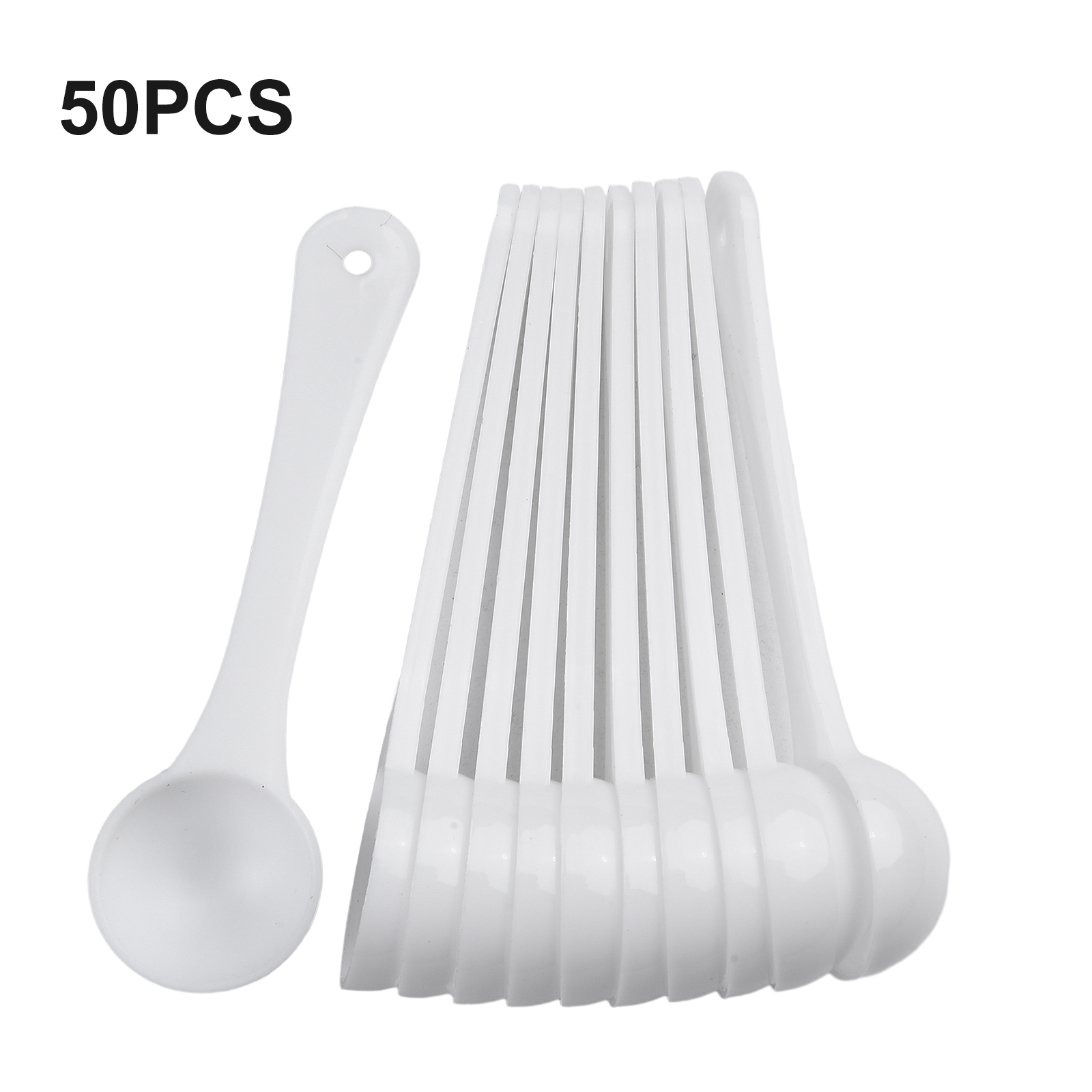 Baby Food Oatmeal - 50/500pcs plastic spoons Measuring Spoon Food