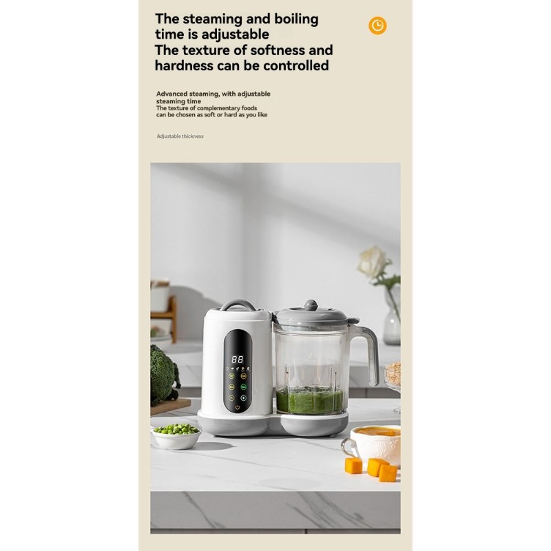 Baby Food Maker And Steamer - CKFAM-Automatic Baby Food Maker-Multi-Function Steamer Blender-For