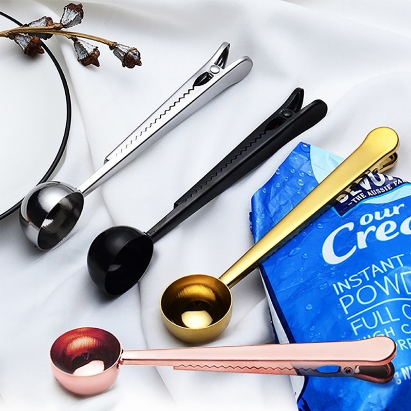 Baby Food Oatmeal - Stainless Steel Coffee Spoon Clip 2