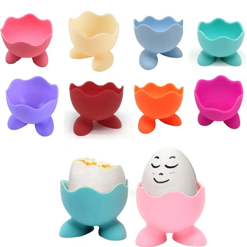 Baby Food Egg - Silicone EggCup Holders Drying Egg Storage