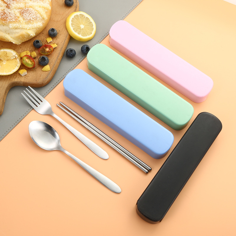 Weaning Spoon Set - Tableware Set Stainless Steel Korean Spoon