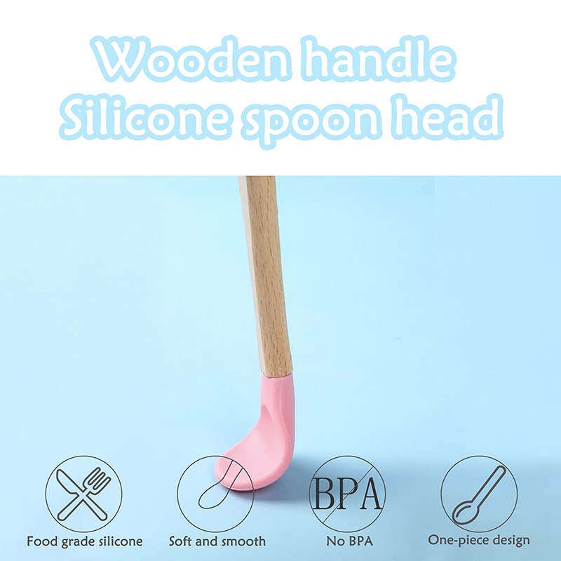 Baby Wooden Spoon Silicone Woo - Baby Food Organic review and price