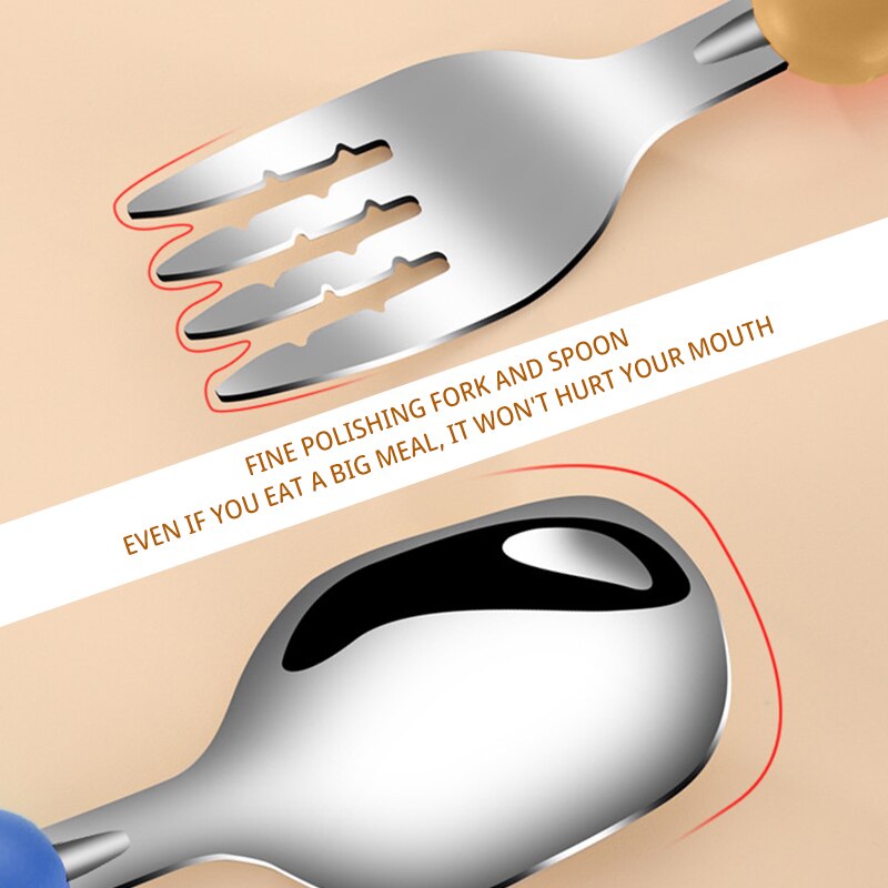 2PCSChildrens Tableware 304 Fo - Baby Food Utensils review and price