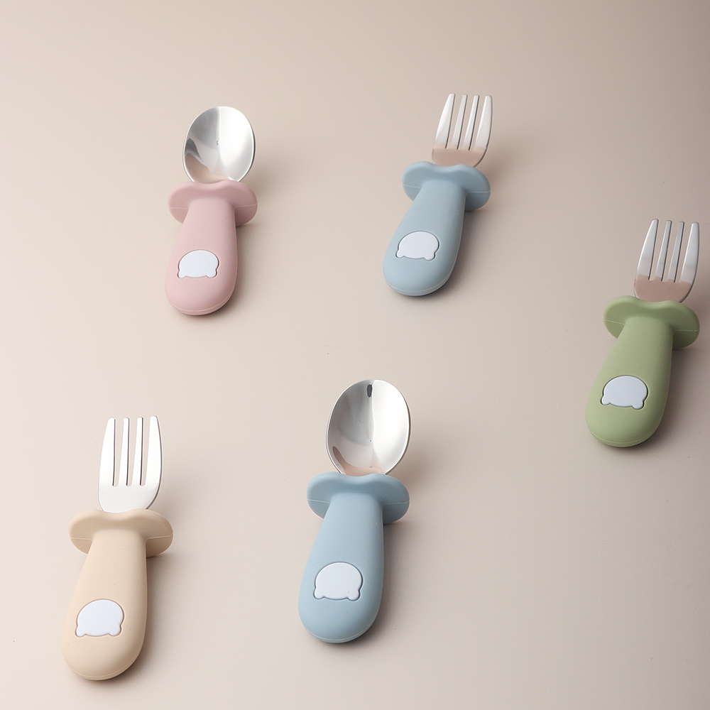 Baby Panda Shape Silicone Spoo - Baby Food Utensils review and price