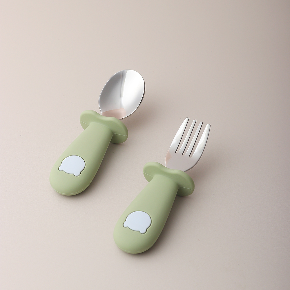 Baby Panda Shape Silicone Spoo - Baby Food Utensils review and price