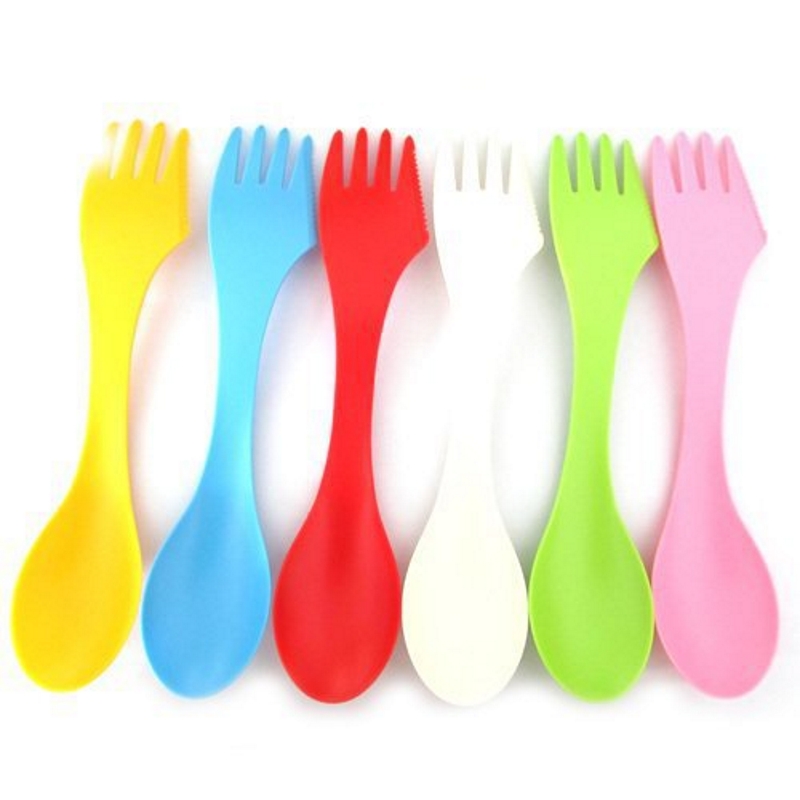 6PCS 3-in-1 Camp Utensils Set  - Weaning Spoon Set review and price