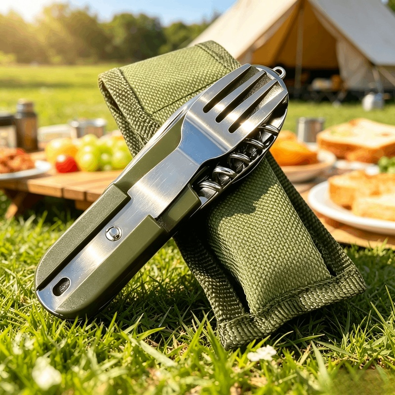 Stainless Steel 7 in 1 Camping - Weaning Spoon Set review and price