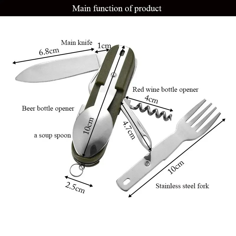 Stainless Steel 7 in 1 Camping - Weaning Spoon Set review and price