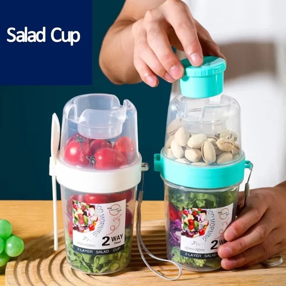 Portable Salad Cup Breakfast C - Baby Food Thermos review and price
