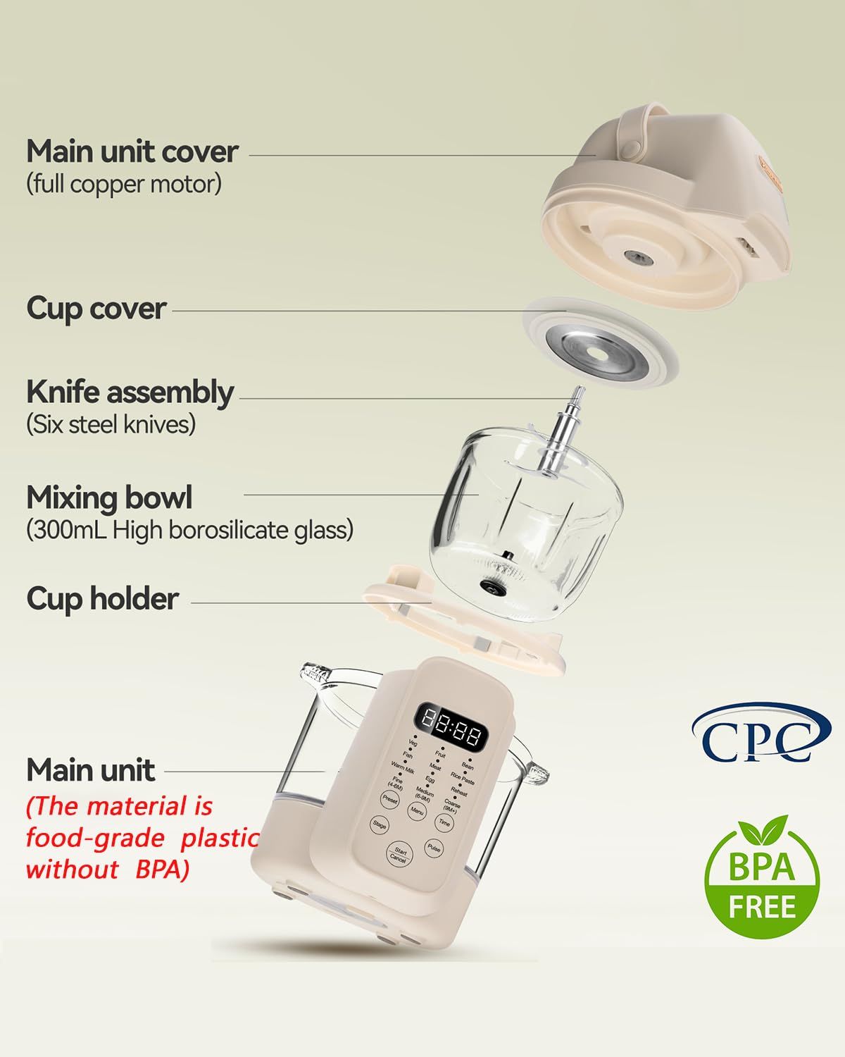 9 in 1 Baby Food Maker,Auto Gl - Baby Food Maker And Steamer review and price