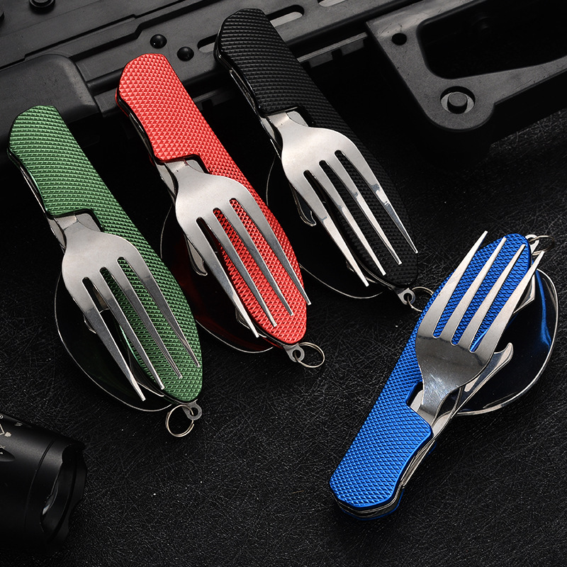 4 in1 Foldable Camping Utensil - Weaning Spoon Set review and price