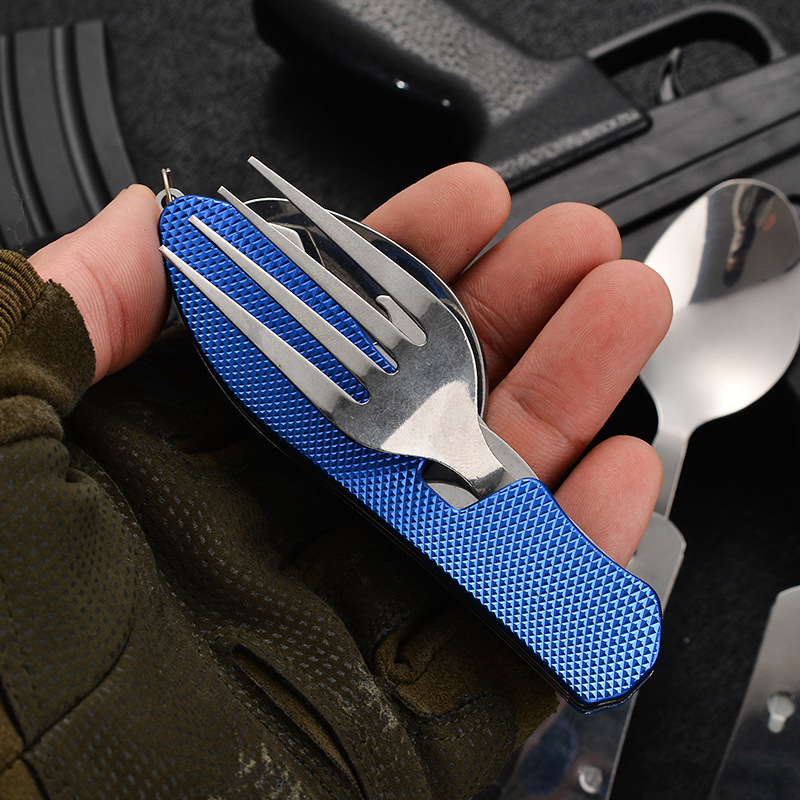 4 in1 Foldable Camping Utensil - Weaning Spoon Set review and price