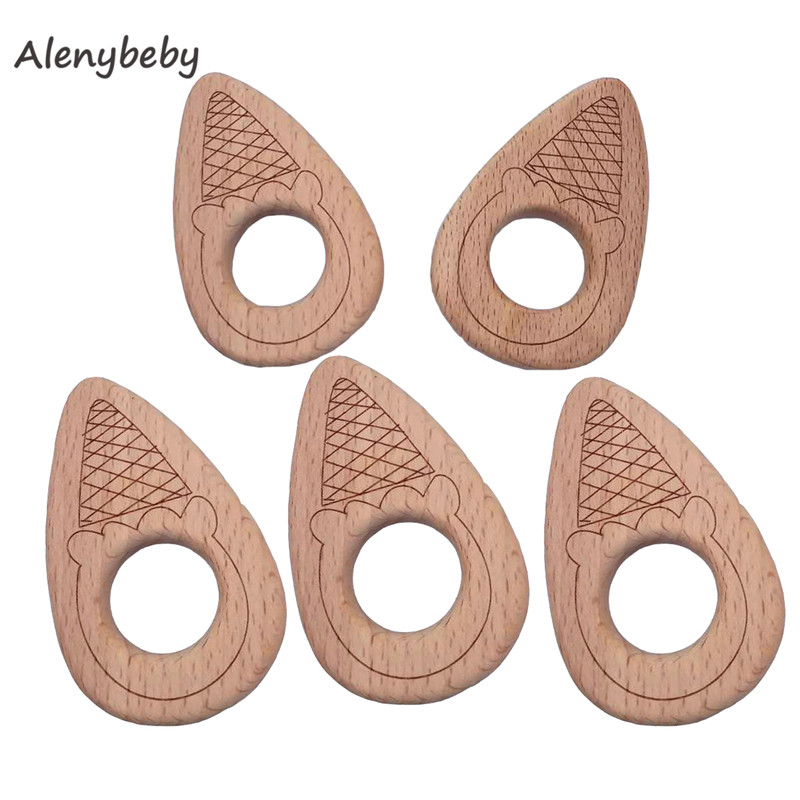 Wood Teether Cartoon DIY Wood  - Baby Food Organic review and price