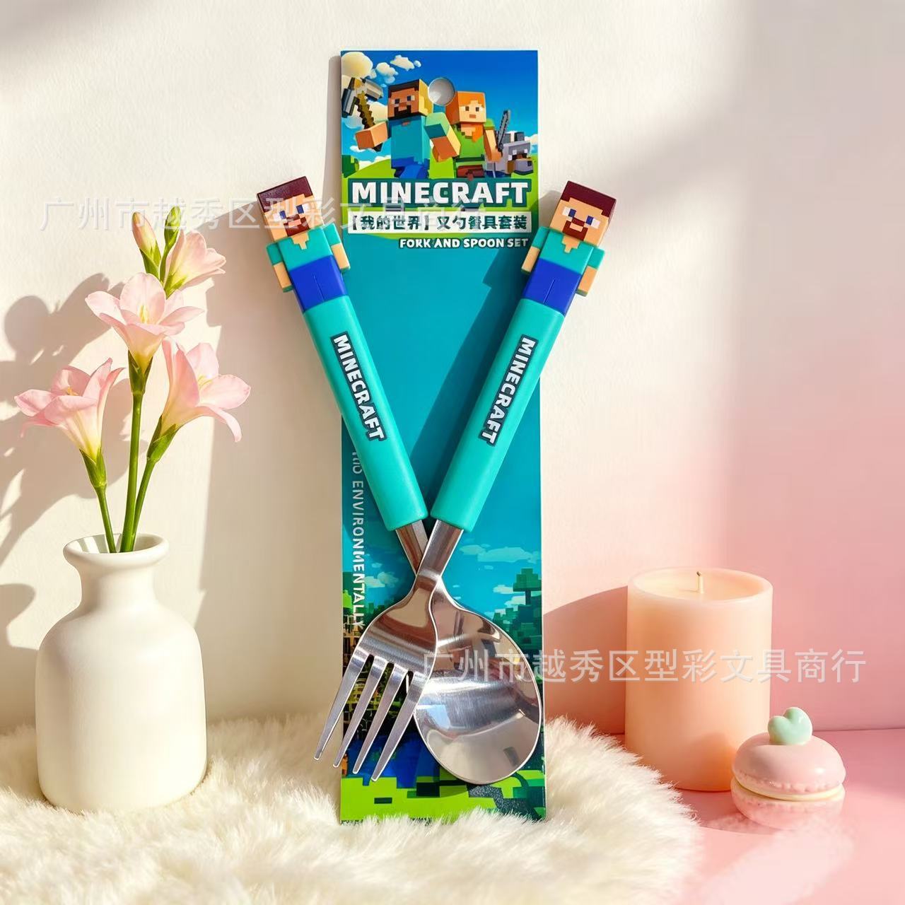 Kids Funny Fork Spoon Set ABS  - Weaning Spoon Set review and price