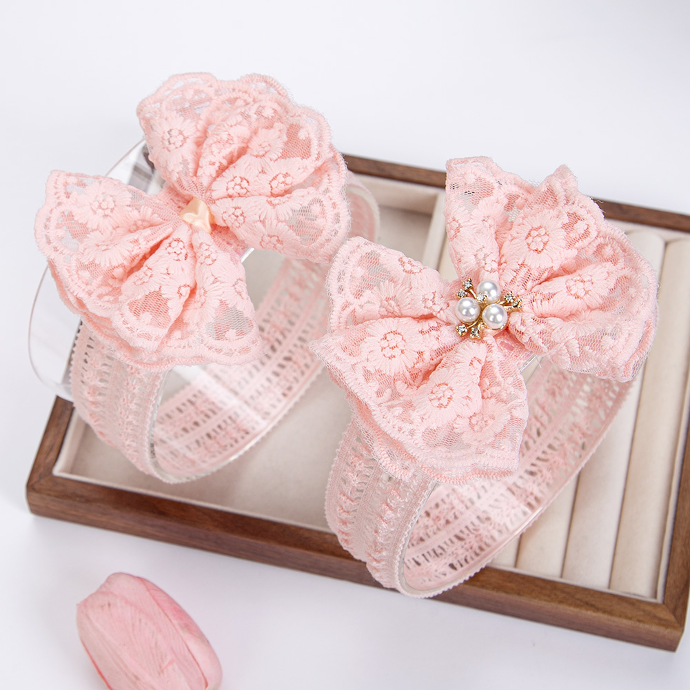 Cream Lace Baby Headbands for  - Baby Food Jelly review and price