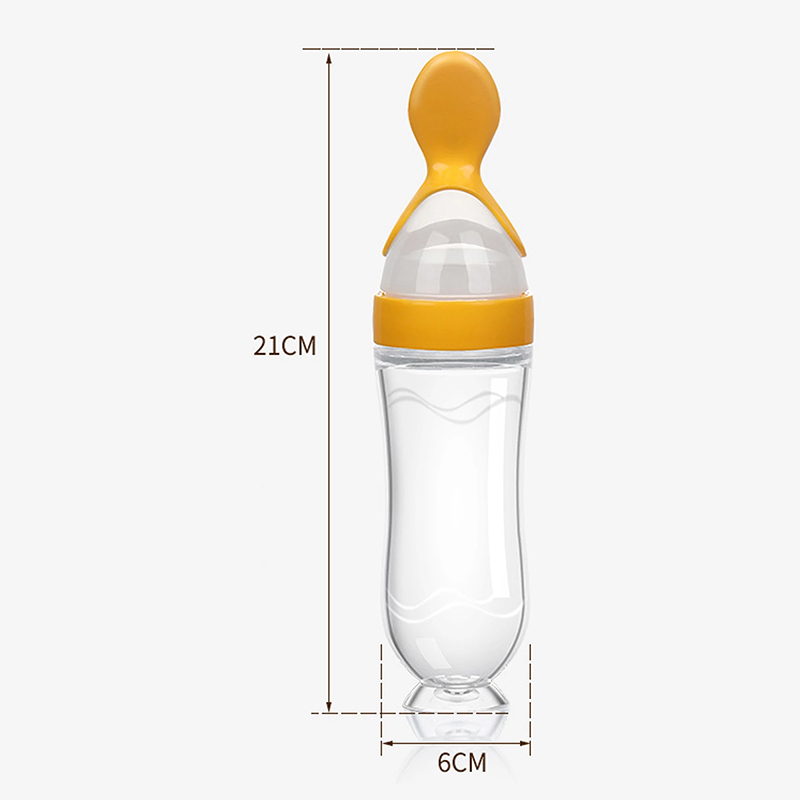 Squeezing Feeding Bottle Silic - Baby Food Utensils review and price