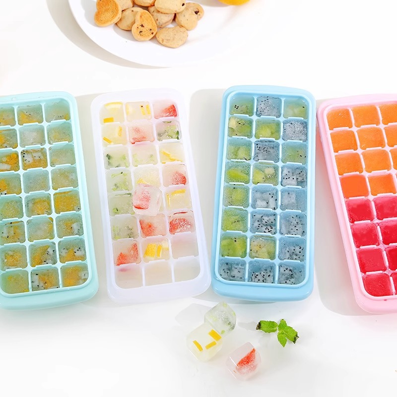24 Cubes Silicone Ice Cube Tra - Baby Food Jelly review and price