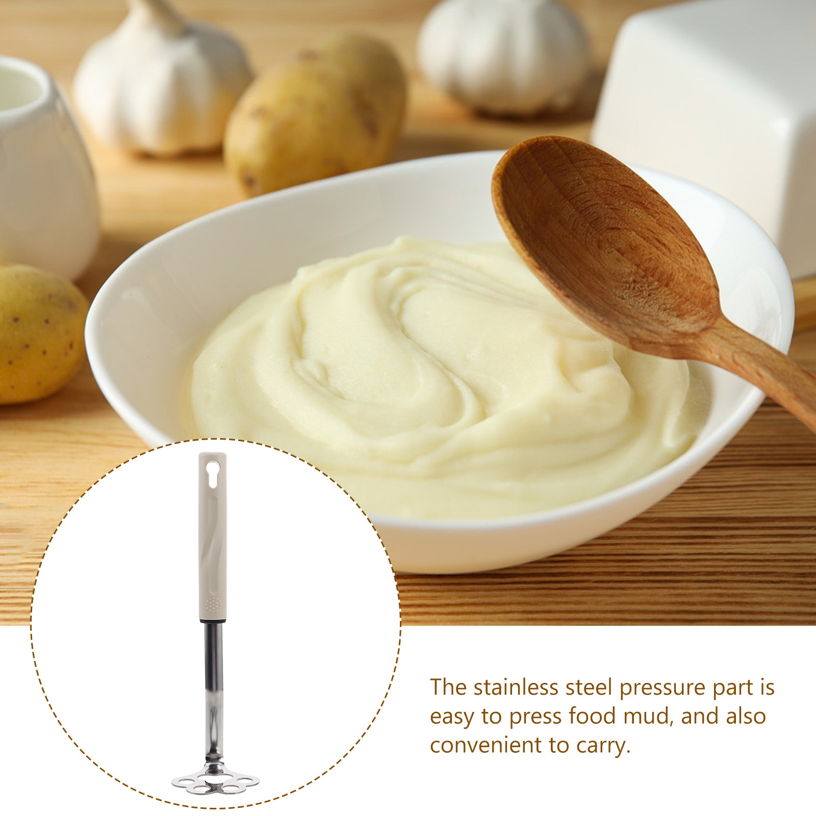 Stainless Steel Mini Potato Ma - Baby Food Avocado review and price