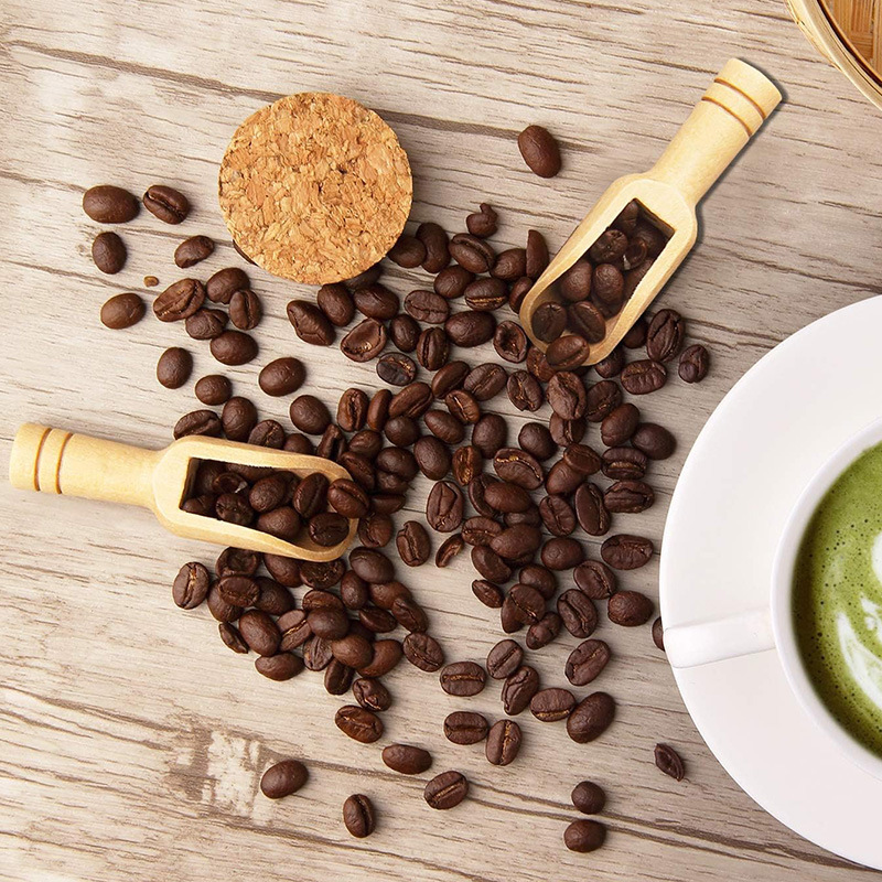 2/5PCS Wooden Coffee Scoop Set - Baby Food Oatmeal review and price