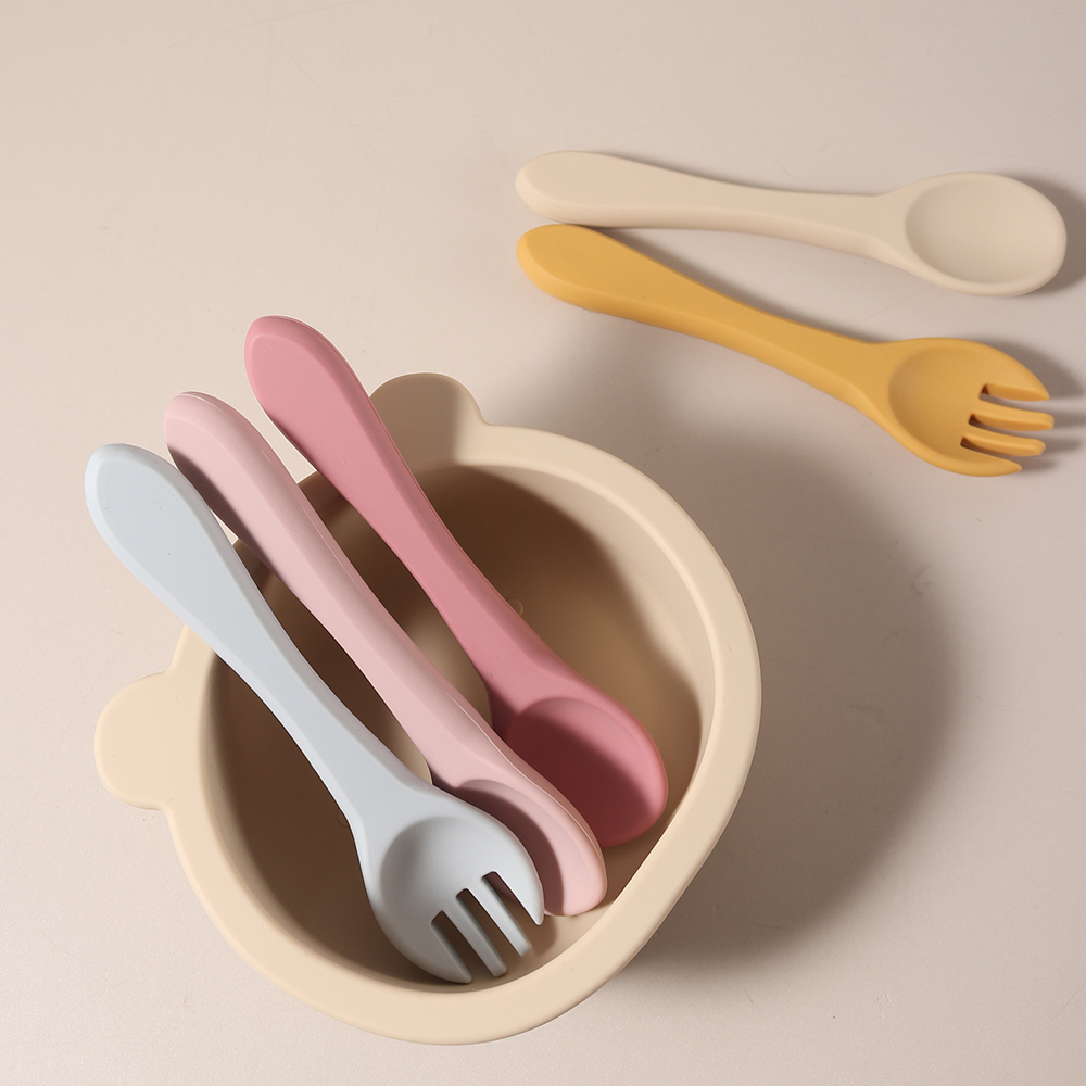 Custom Name 1 Pair Silicone Sp - Baby Food Utensils review and price