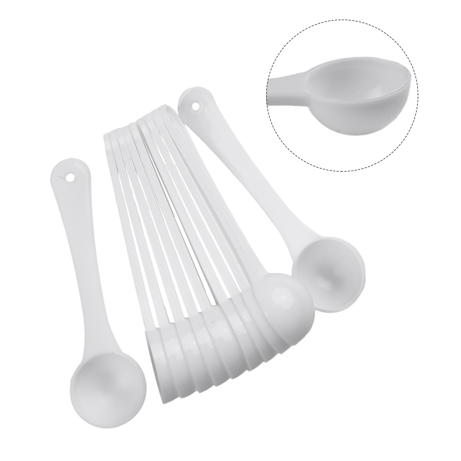 50/500pcs plastic spoons Measu - Baby Food Oatmeal review and price