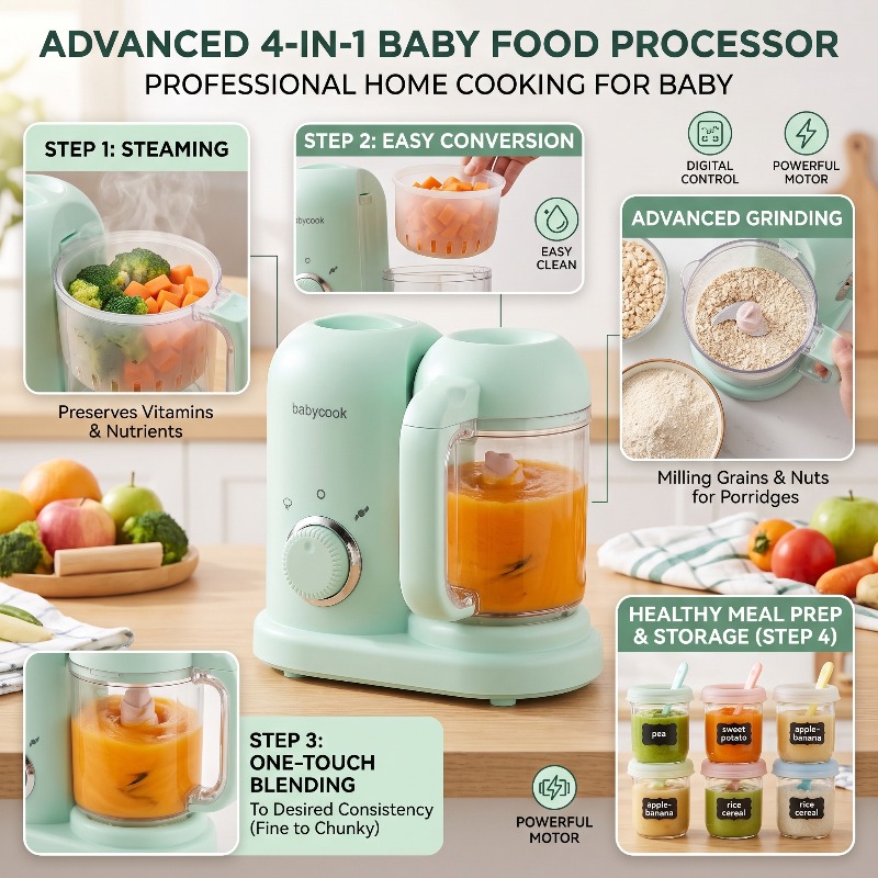 Multi-Function High-precision  - Baby Food Steamer review and price
