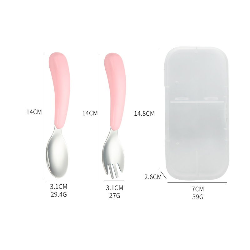 304 Stainless Steel Spoon Fork - Baby Food Utensils review and price
