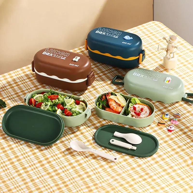 850ML Lunch Box Double-layer P - Baby Food Thermos review and price