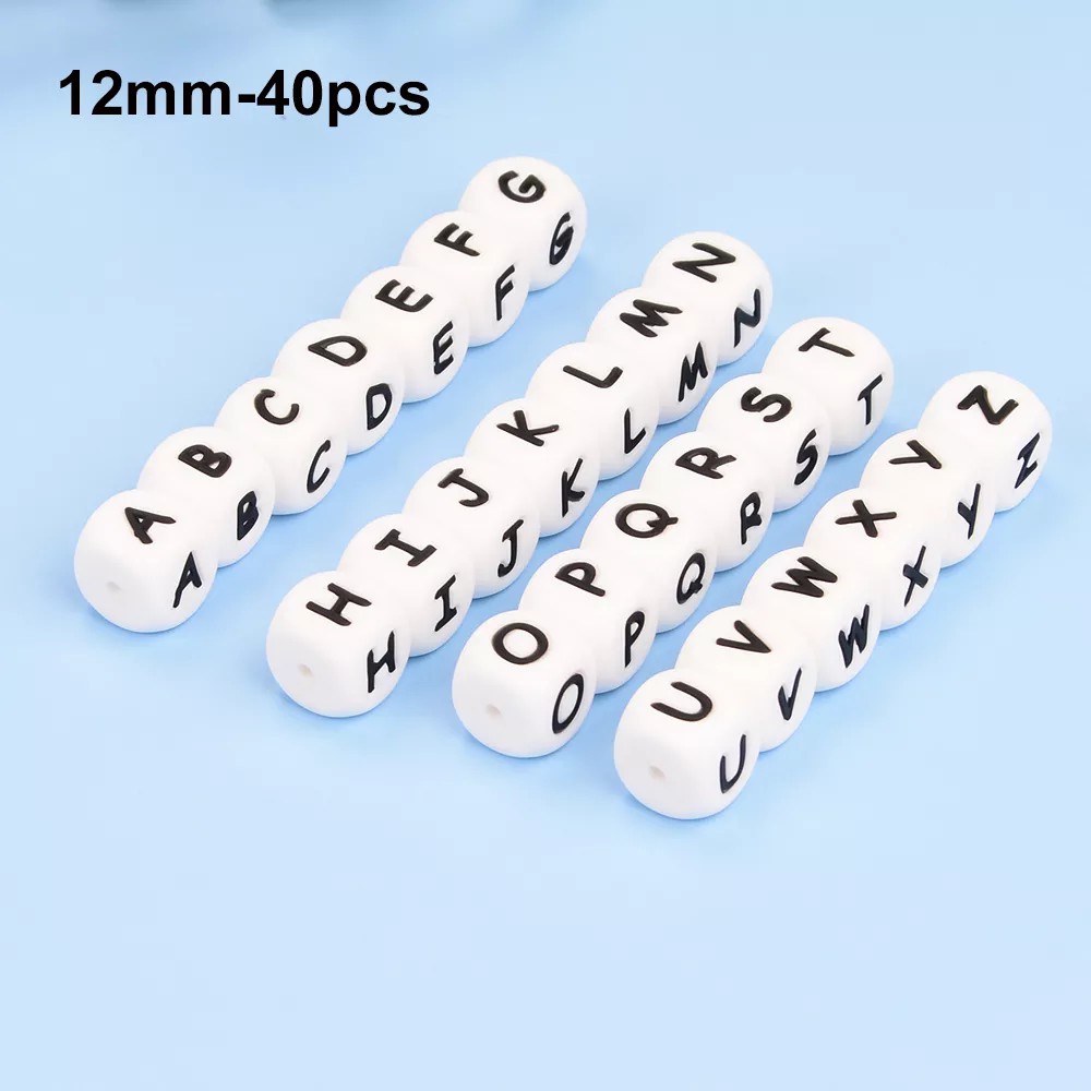 LOFCA 40PCS/Lot Alphabet 12mm  - Baby Food Name review and price