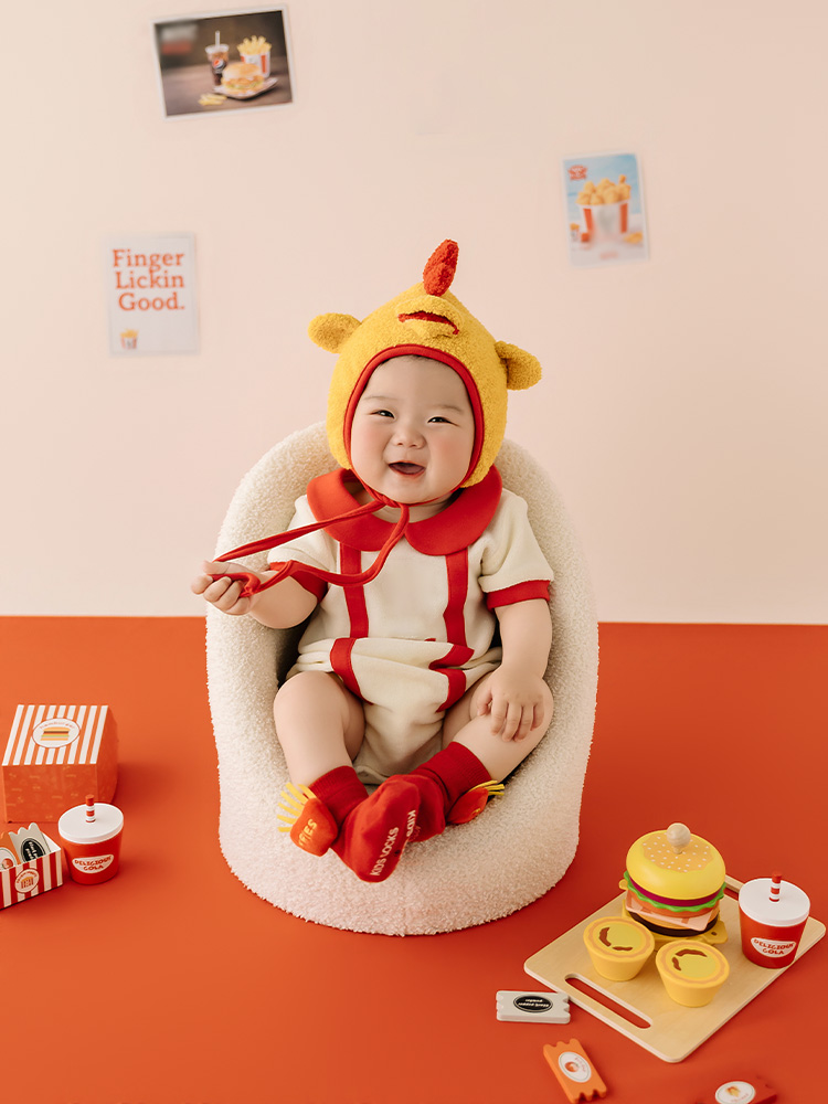 Baby 100 Days Photography Prop - Baby Food With Chicken review and price