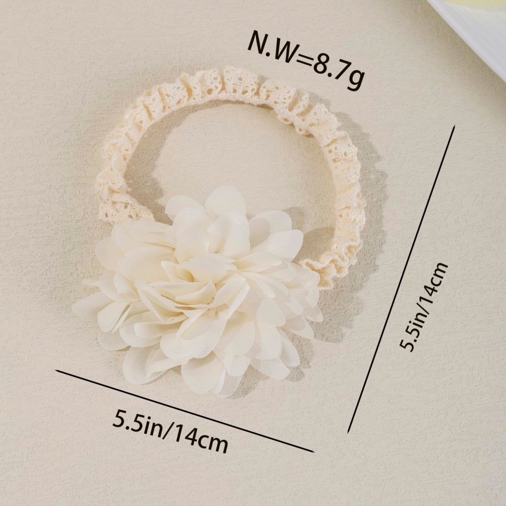 Cream White Lace Flower Bow Ba - Baby Food Jelly review and price