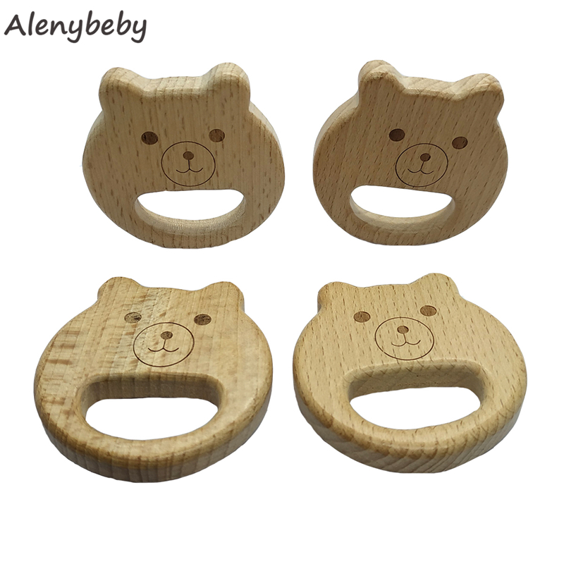 Natural Wooden Teether Bear sh - Baby Food Organic review and price