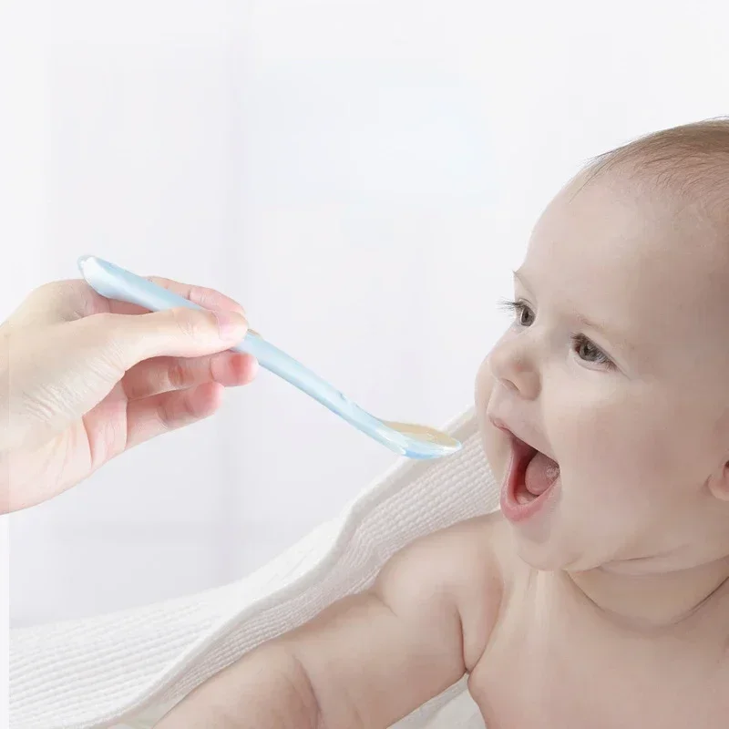 Soft Silicone Baby Spoon Toddl - Baby Food Utensils review and price