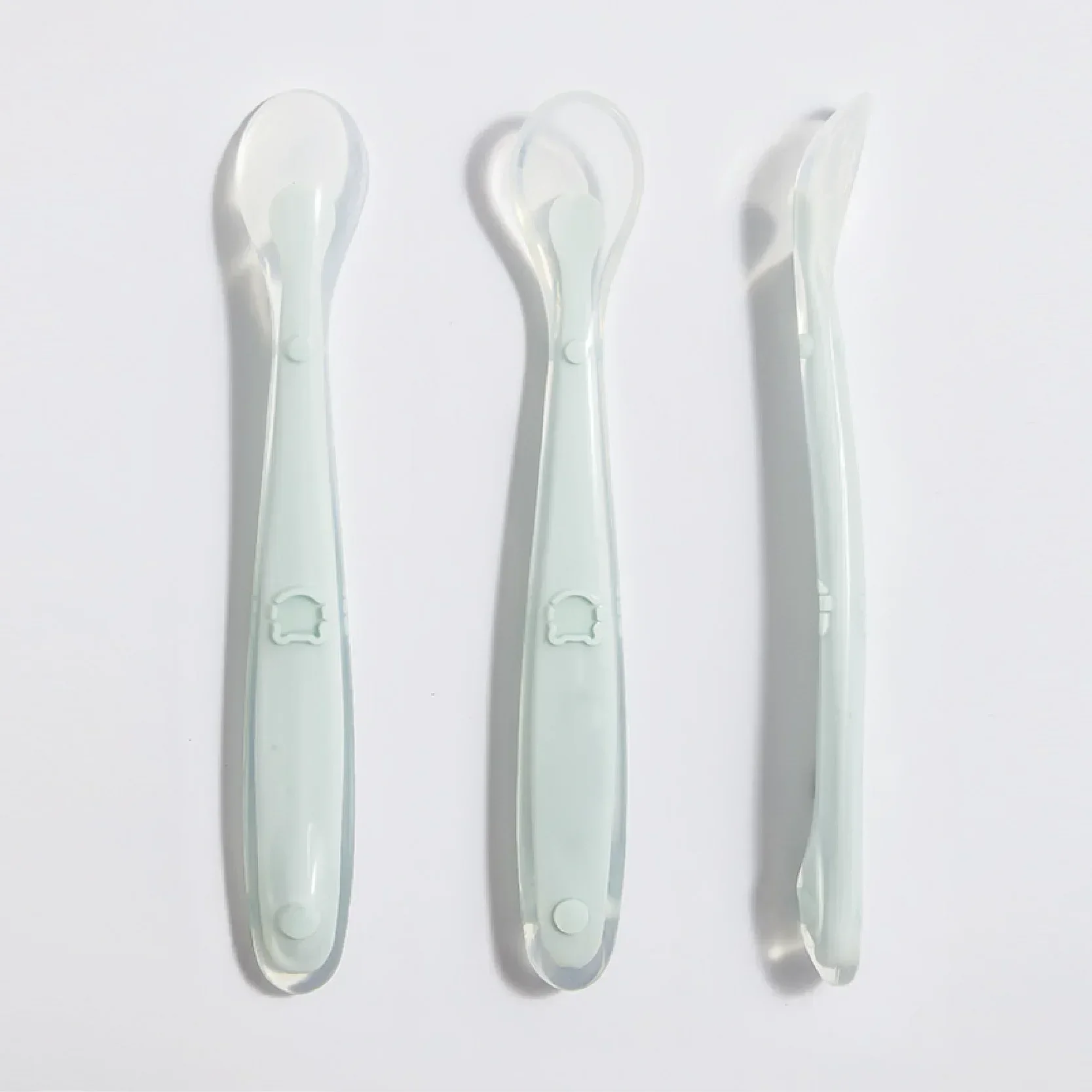 Soft Silicone Baby Spoon Toddl - Baby Food Utensils review and price