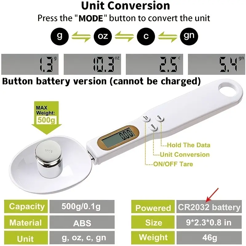 Mini Spoon Scale Digital Kitch - Baby Food Oatmeal review and price