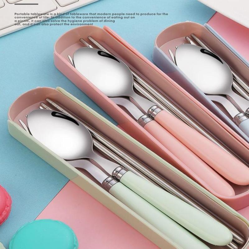 Stainless Steel Portable Stude - Weaning Spoon Set review and price