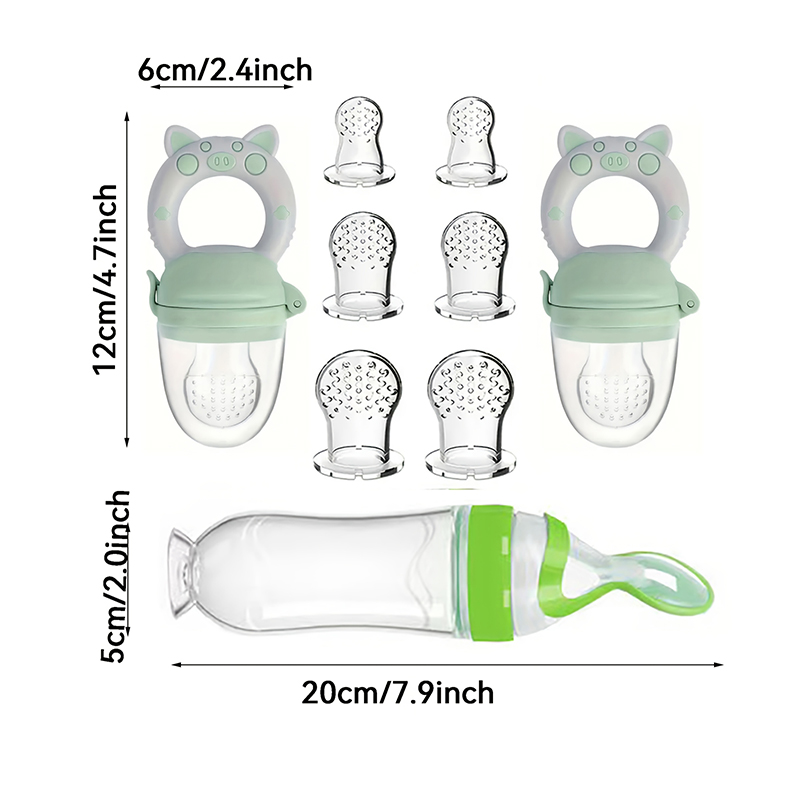 9pcs Feeding Cutlery:1 Silicon - Baby Food Utensils review and price