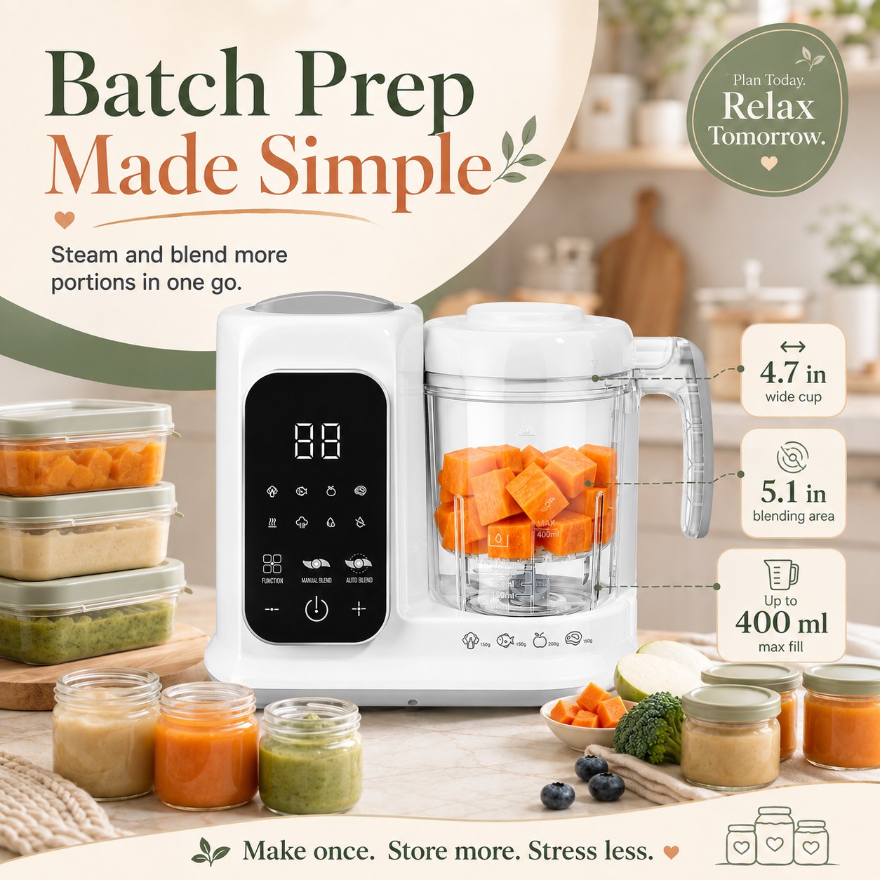 Household Infant Food Making U - Baby Food Maker And Steamer review and price