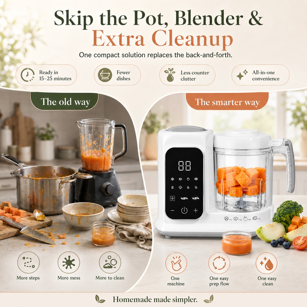 Household Infant Food Making U - Baby Food Maker And Steamer review and price