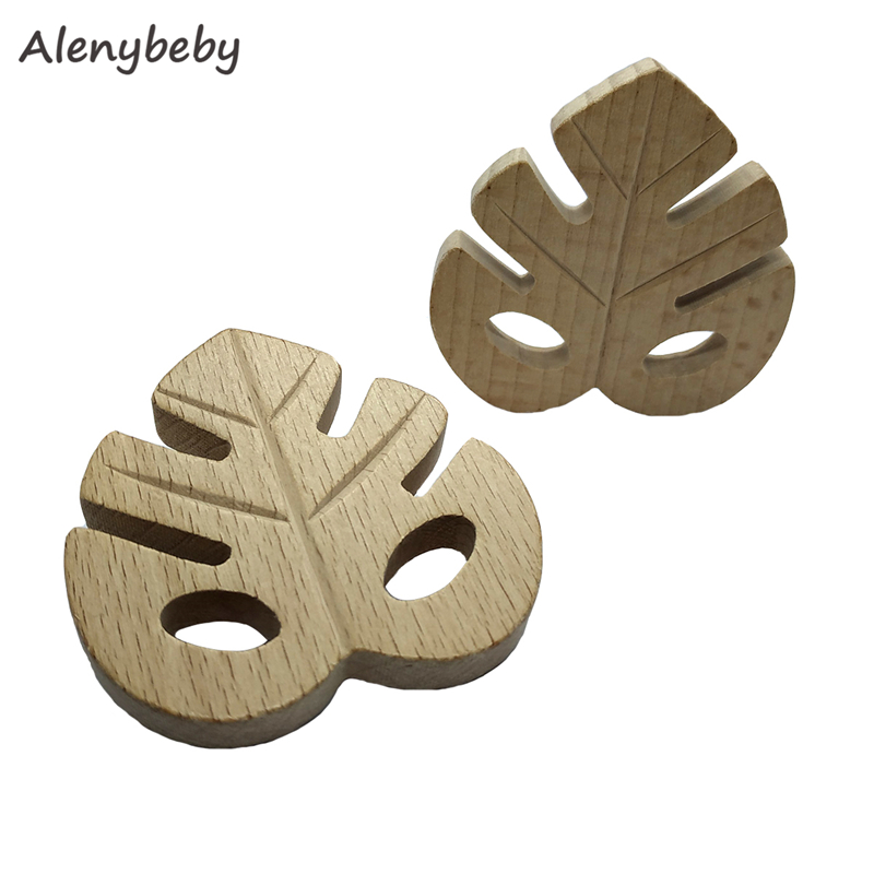 Natural wood teether leaf shap - Baby Food Organic review and price