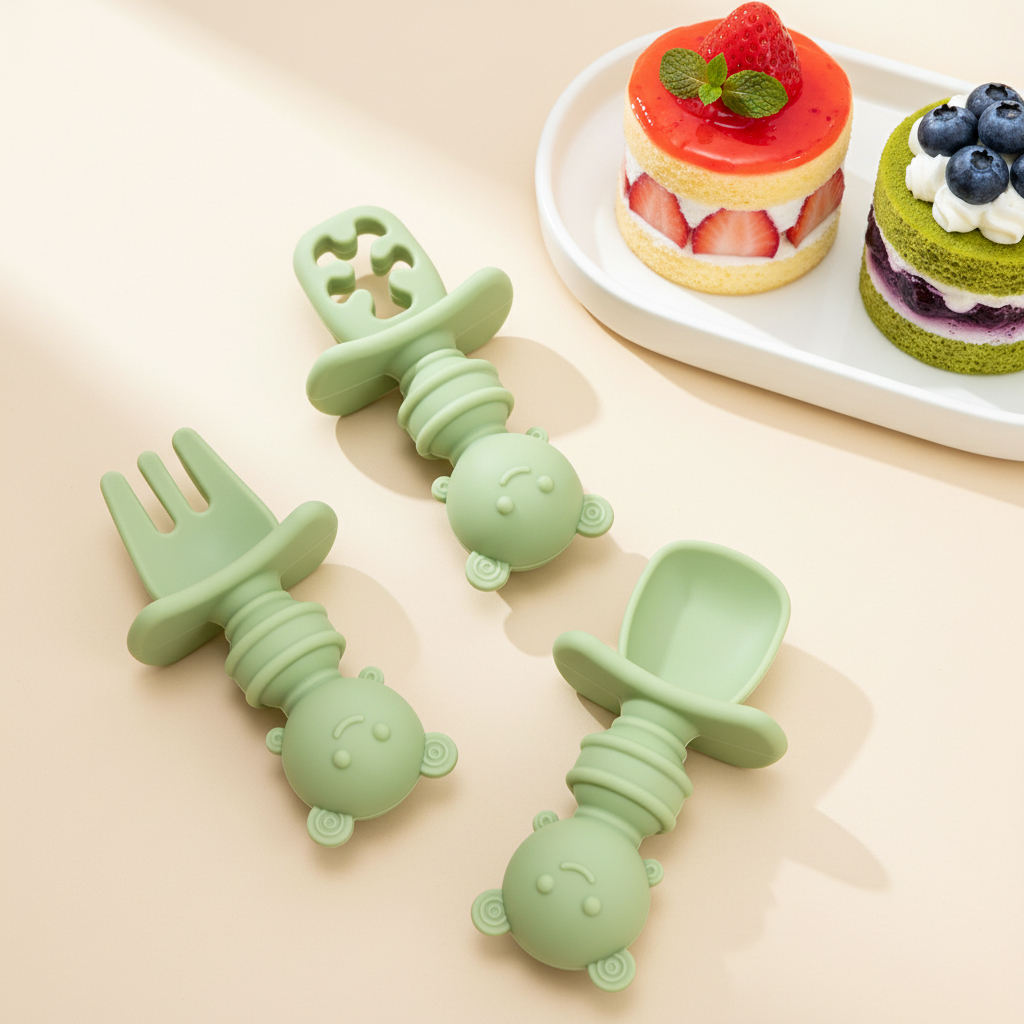3pcs Short Handle Bee Spoon &  - Baby Food Utensils review and price